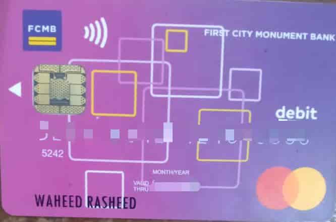 Found fcmb atm card lost and found unilorin