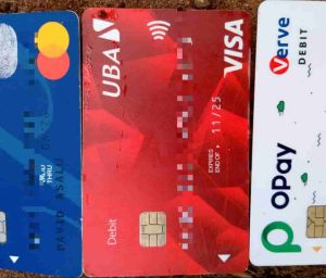 3 atm cards lost but found in unilorin park. OPay UBA Gtb