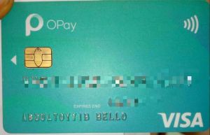 Found OPay card lost and found